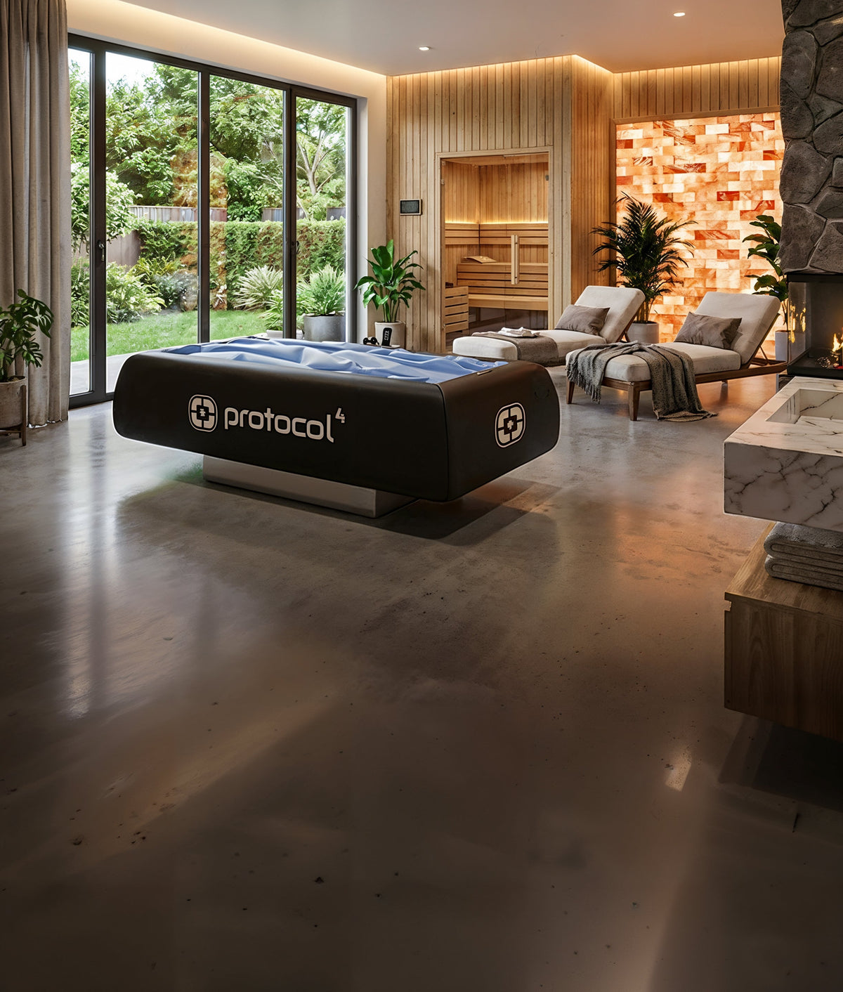 Protocol4 CryoCloud | Dry Cooling Bed | Cushioned Reclining Surface