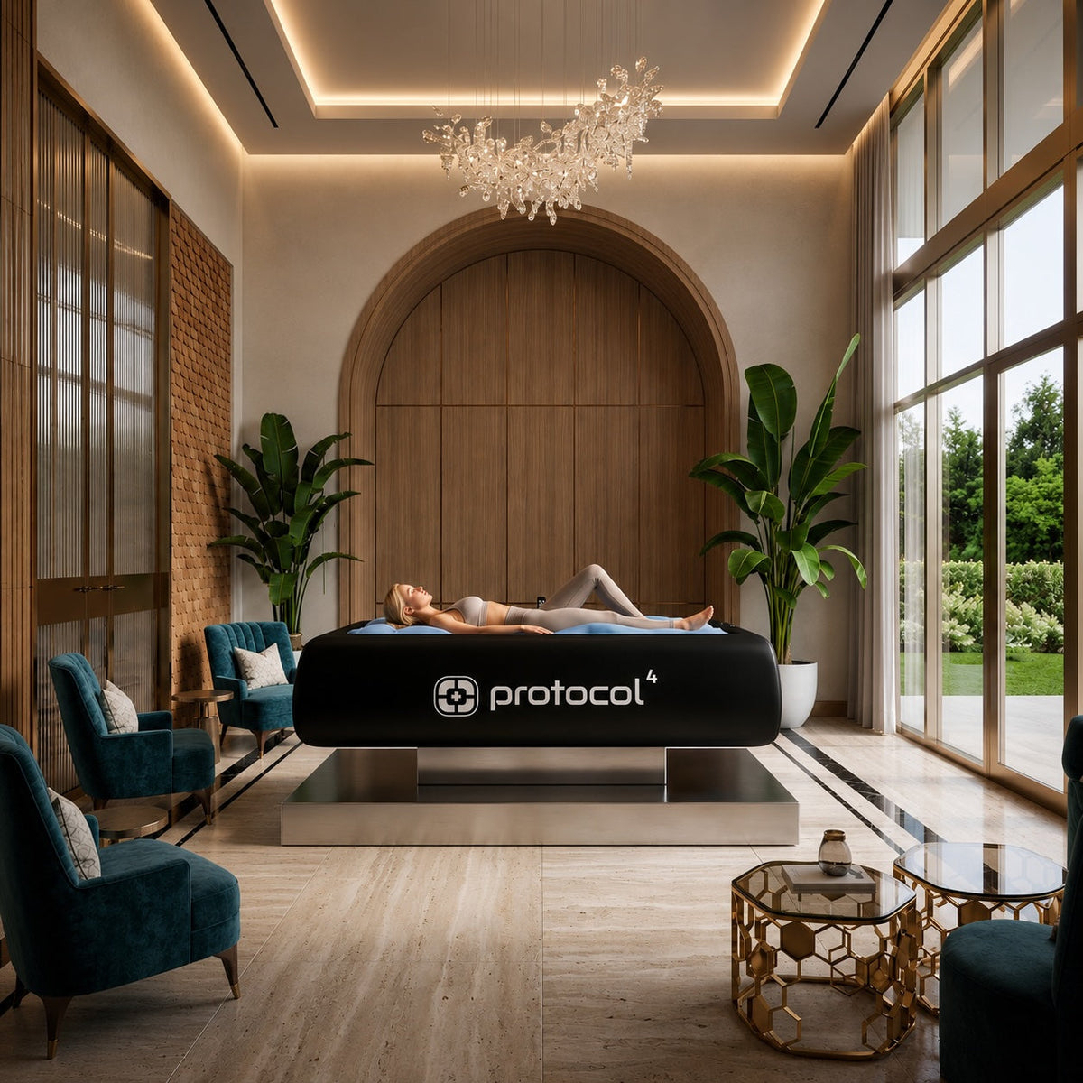 Protocol4 CryoCloud | Dry Cooling Bed | Cushioned Reclining Surface