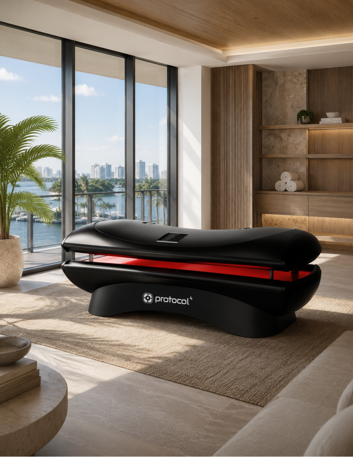 Protocol4 P4 Capsule | Red Light Therapy Bed | 360° LED Arrangement
